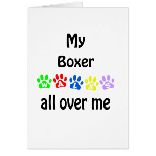 Cartão Boxer Walks Design
