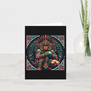 Cartão Boxin Mexico Engraçado Estilo Vintage Mexicano Box