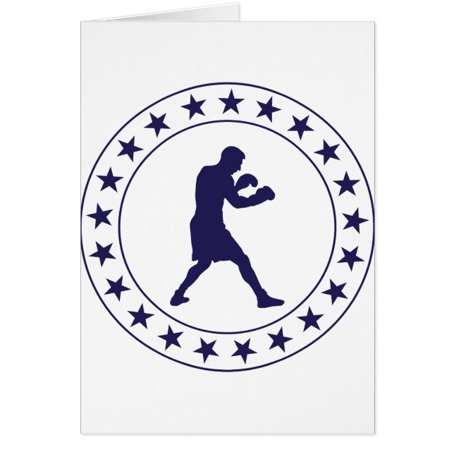 Cartão Boxing Boxer Boxen Boxe Fight Figher (Frente)