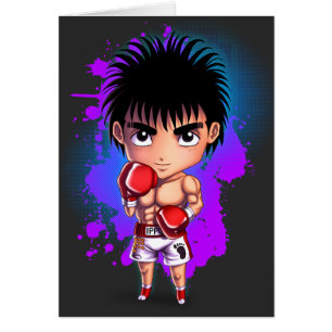 Cartão Boxing Chibi