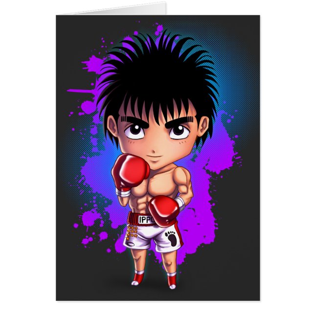 Cartão Boxing Chibi (Frente)
