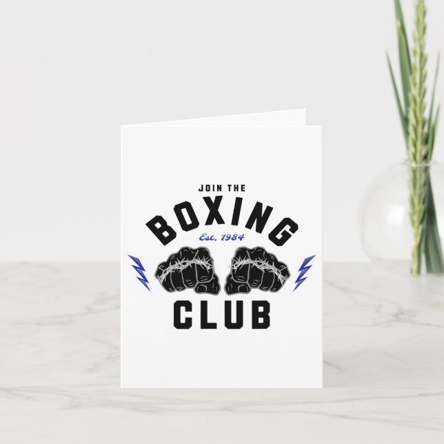 Cartão Boxing Club1 (Frente)