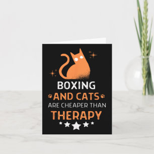 Cartão Boxing E Gatos São Mais Baratos Que Os Homens De T