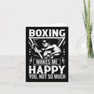Cartão Boxing Me Faz Feliz Você Não