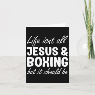 Cartão Boxing Para Homens Ou Mulheres Eu Adoro Boxin E Je