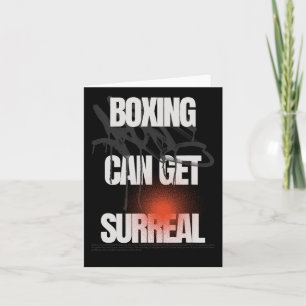Cartão Boxing pode ficar surreal