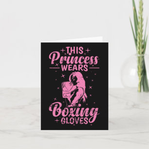 Cartão Boxing Princess