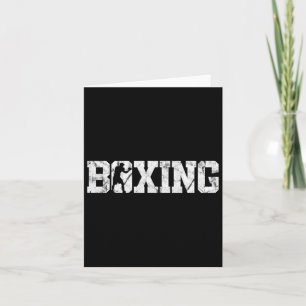 Cartão Boxing Vintage Boxing 3