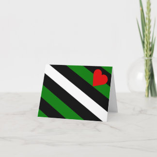 Cartão boy Flag Card