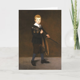 Cartão Boy With a Sword (por Edouard Manet)