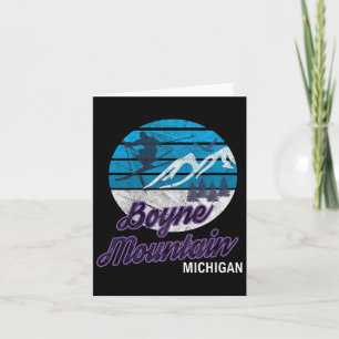 Cartão Boyne Mountain Michigan Usa Ski Resort Snowboardin