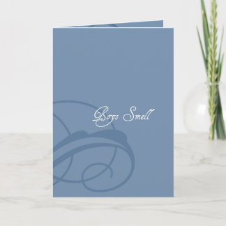 Cartão Boys Smell Greeting Card