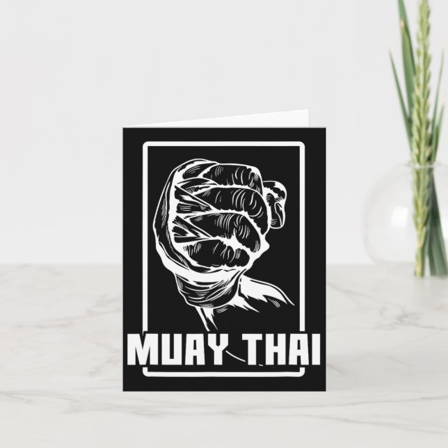 Cartão Braço de Boxing Muay Thai (Frente)