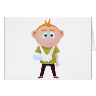 Cartão Braço quebrado