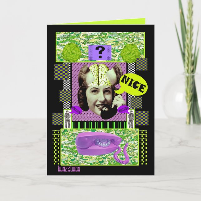 CARTÃO BRAINLADY GREETING CARD (Frente)