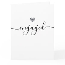 Branca Simples Moderna do Coração Prateado