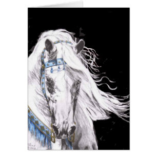 Cartão "Branco árabe "