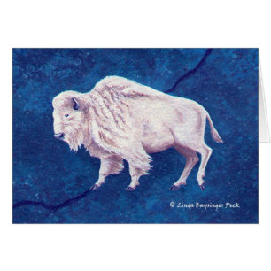 Cartão Branco Buffalo Azul