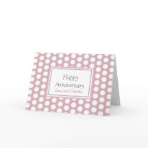 Cartão branco de pérola do Feliz Casamento de Aniv