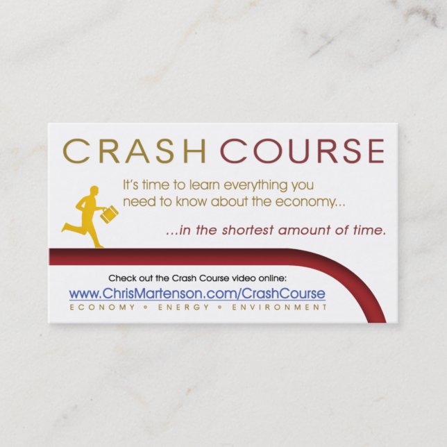 Cartão branco do Promo do centímetro cúbico (Frente)