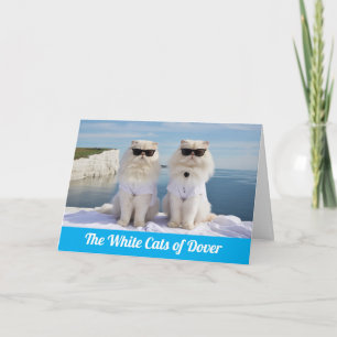 Cartão Brancos Persianos de Dover