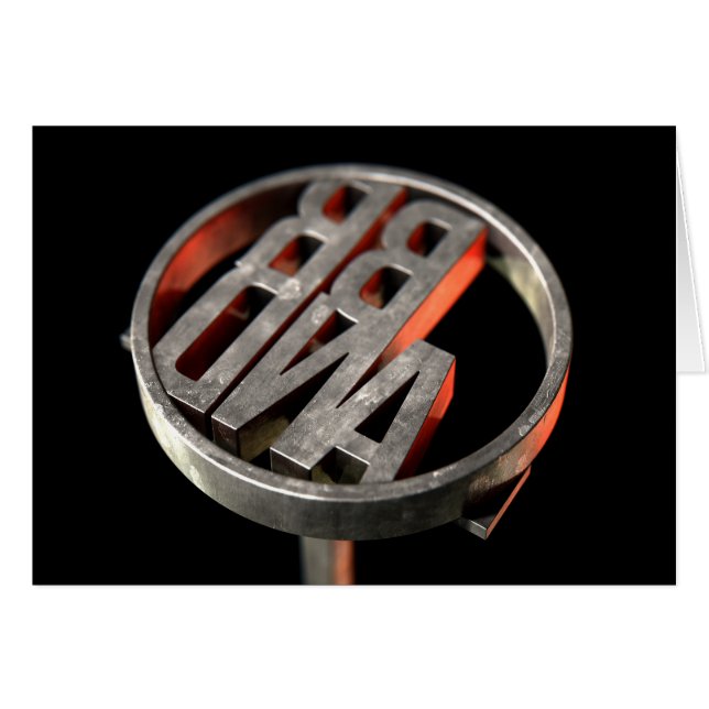 Cartão Branding Marca de Ferro (Frente Horizontal)