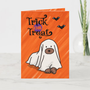 Cartão Brange Moderna Engraçada e Engraçada do Halloween