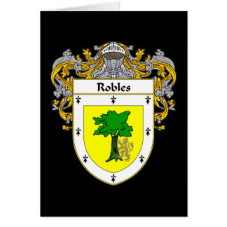 Cartão Brasão de Robles (envolvida)