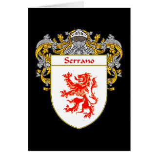 Cartão Brasão de Serrano (envolvida)