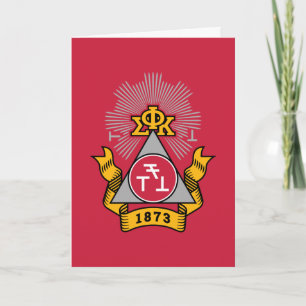 Cartão Brasão Phi Sigma Kappa