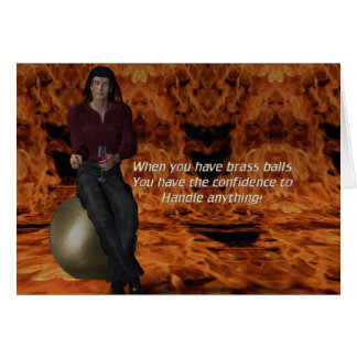 Cartão Brass Balls