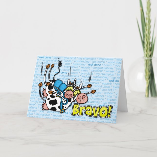 Cartão bravo - skydive tandem (Frente)