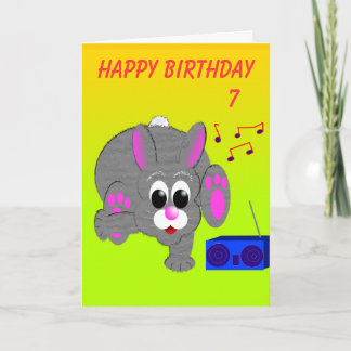 Cartão Breakdance Bunny's Birthday