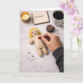 Cartão Breaking Up Is Hard To Do Detached Illustration