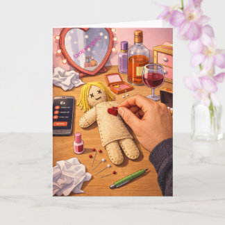 Cartão Breaking Up Is Hard To Do Unapologetic Illustratio