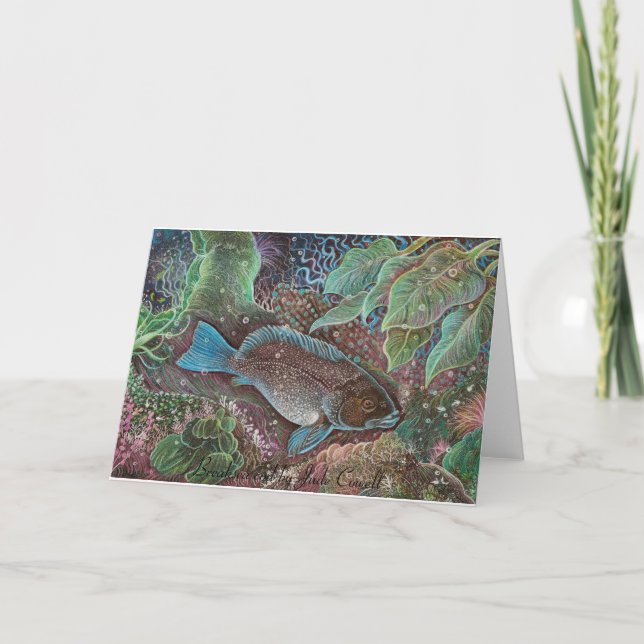 Cartão Breaksea cod Greeting Cards (Frente)