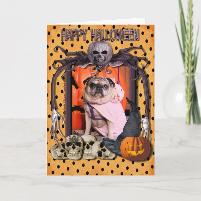 Cartão Breanna - Pug - Freeman (Frente)