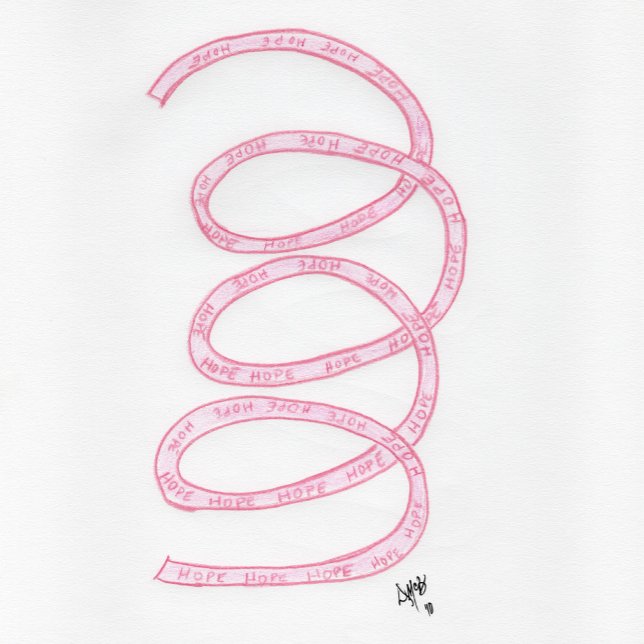 Cartão Breast Cancer Support - Hope Springs Eternal Card (Criador carregado)