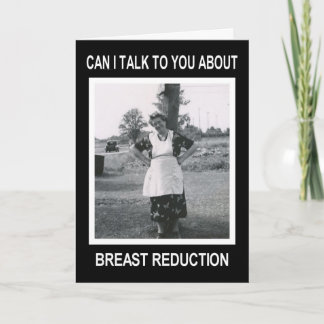 Cartão Breast Reduction Get Well