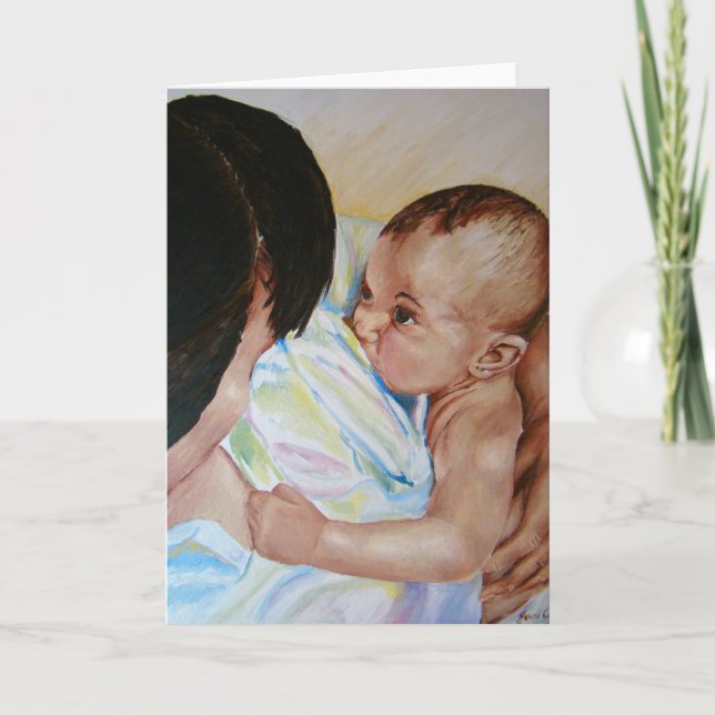 Cartão Breastfeeding and Bonding - Greeting Card (Frente)