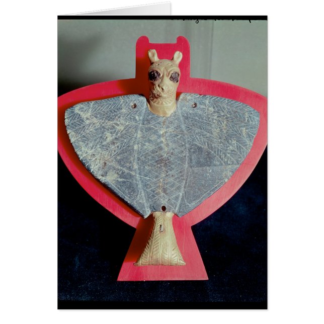 Cartão Breastplate sob a forma de uma águia leão-dirigida (Frente)