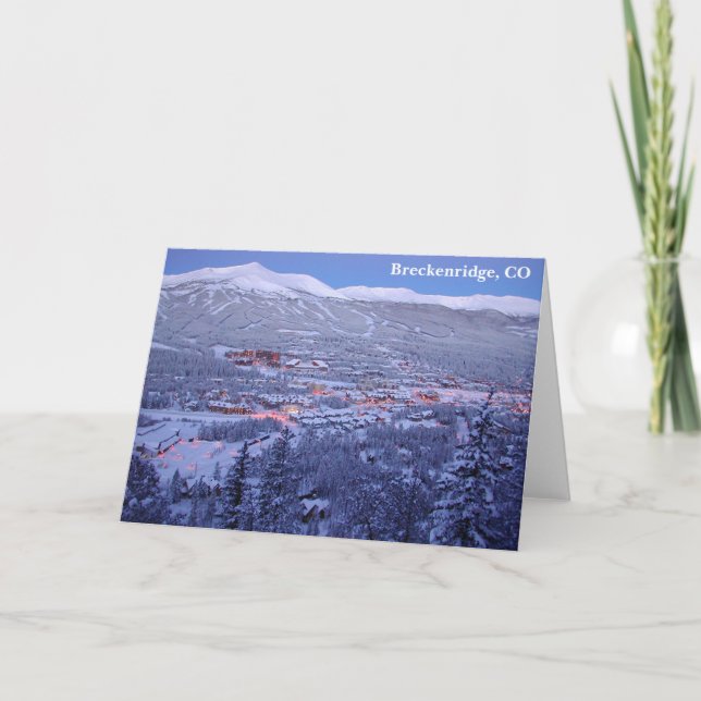 Cartão Breckenridge, Colorado Greeting Card (Frente)