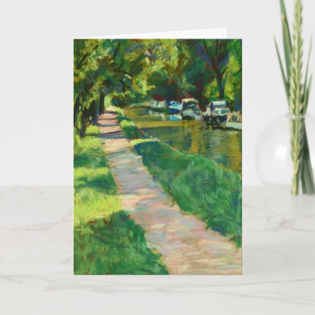 Cartão Brecon & Monmouth Canal Fine Art Greeting Card (Frente)