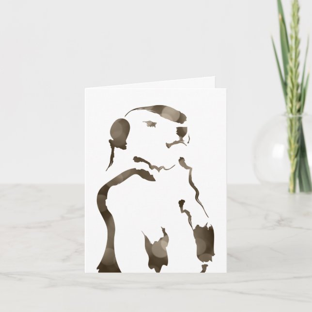 Cartão brehog bokeh (Frente)