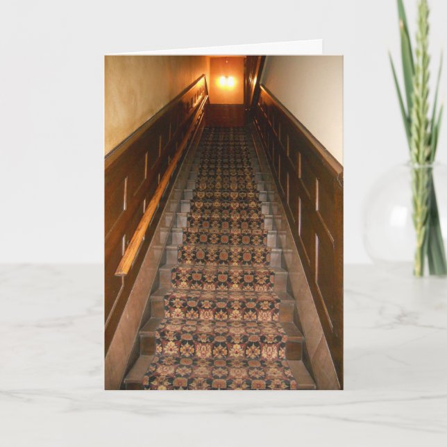 Cartão "Brewhouse Staircase" Consiga Bem (Frente)