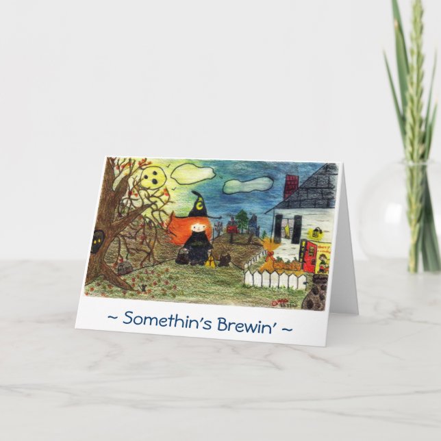 Cartão Brewin de alguma coisa (Frente)