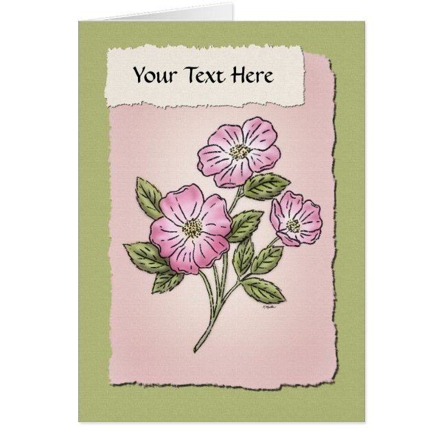 Cartão Briar doce (Frente)