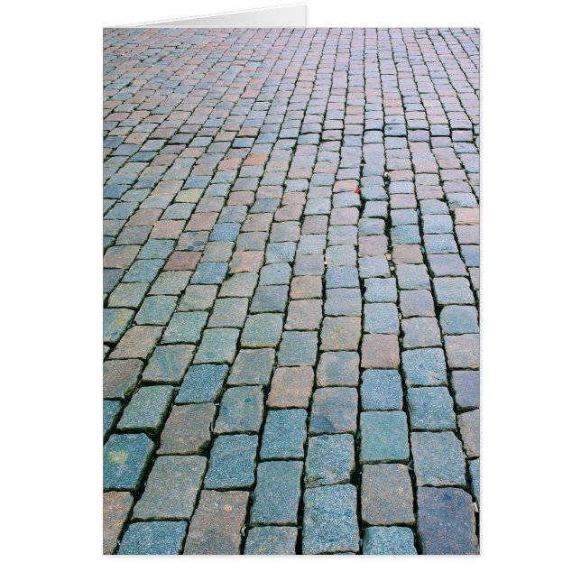 Cartão Brick Plaza no Grand Place - Bruxelas, Bélgica (Frente)