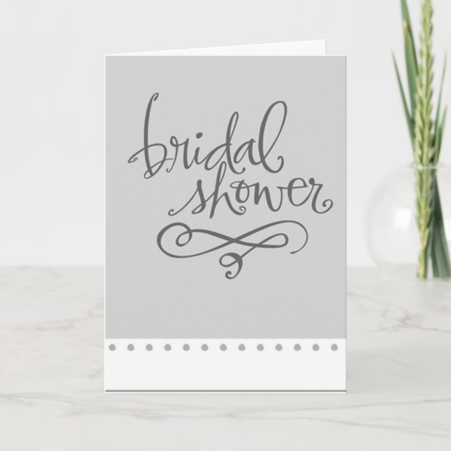 Cartão Bridal Shower Card (Frente)