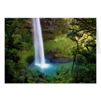 Cartão Bridal Veil Falls, NZ